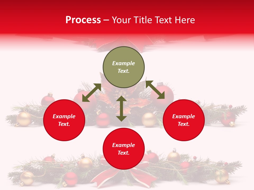 Pine White Branch PowerPoint Template