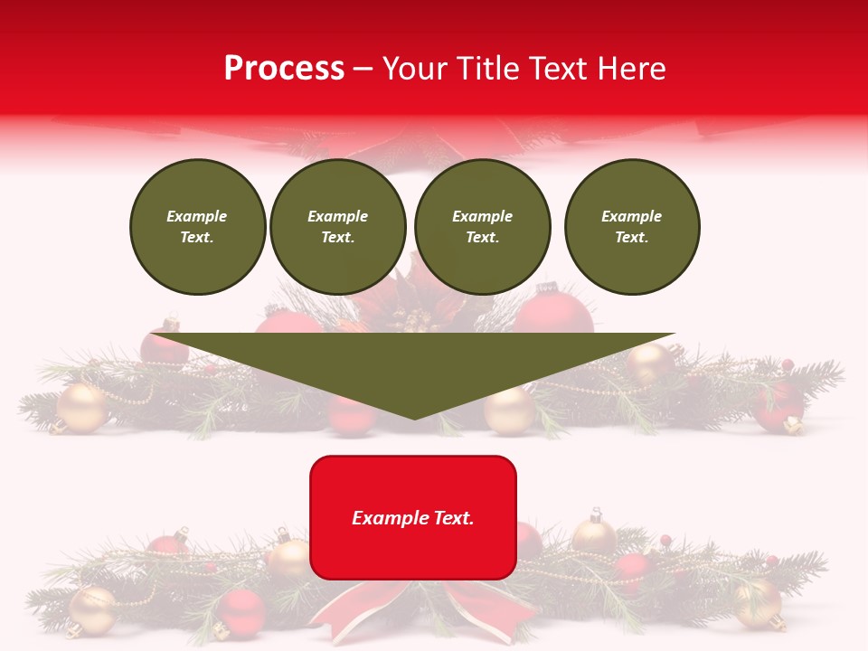 Pine White Branch PowerPoint Template