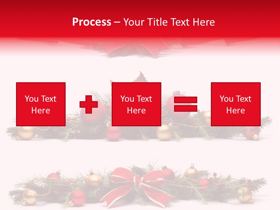 Pine White Branch PowerPoint Template