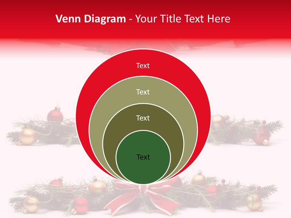 Pine White Branch PowerPoint Template