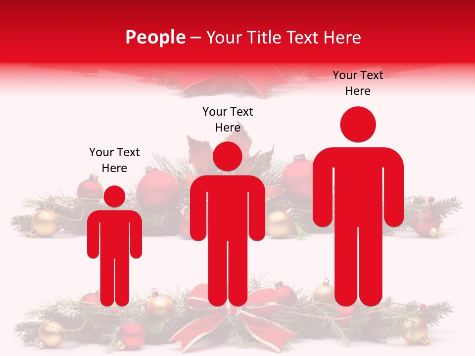 Pine White Branch PowerPoint Template