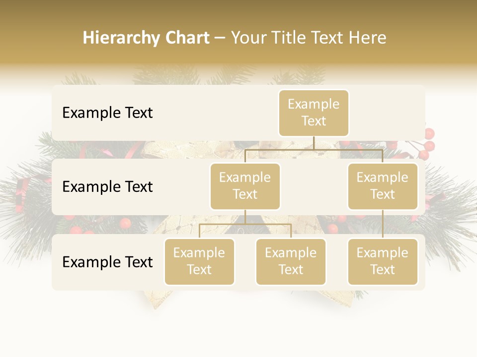 Festive Ribbon Delicate PowerPoint Template