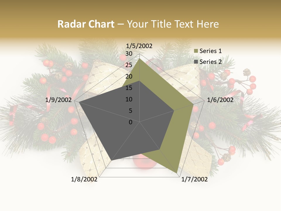 Festive Ribbon Delicate PowerPoint Template