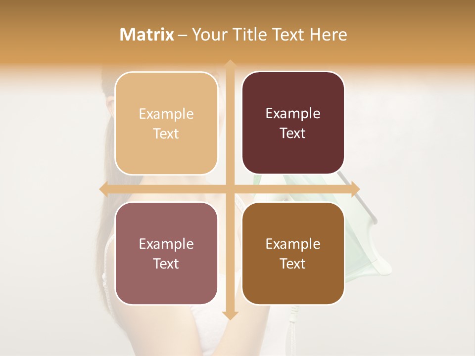 Close Up Female Jet PowerPoint Template