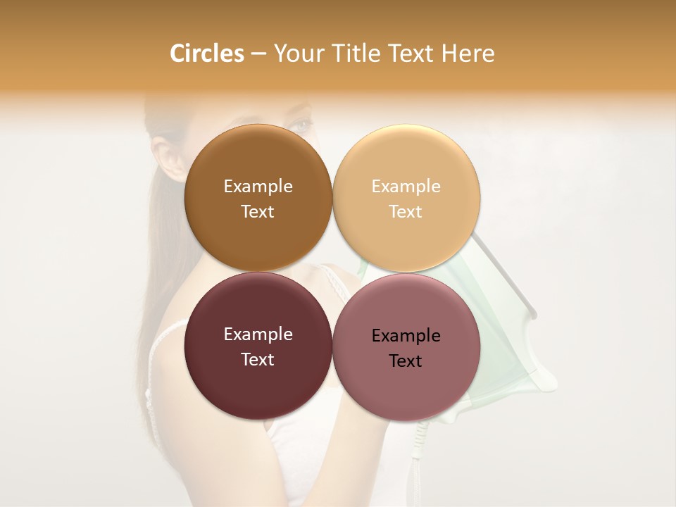 Close Up Female Jet PowerPoint Template