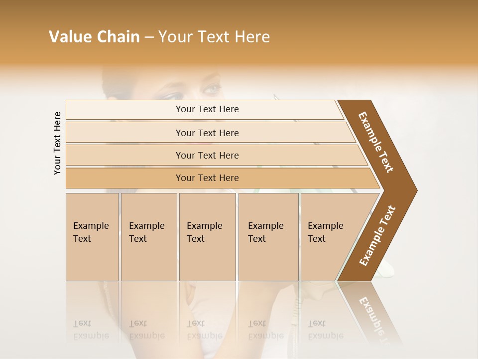 Close Up Female Jet PowerPoint Template