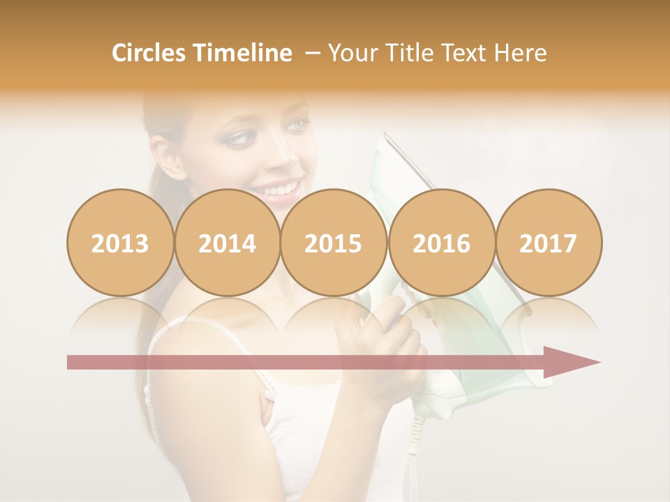 Close Up Female Jet PowerPoint Template