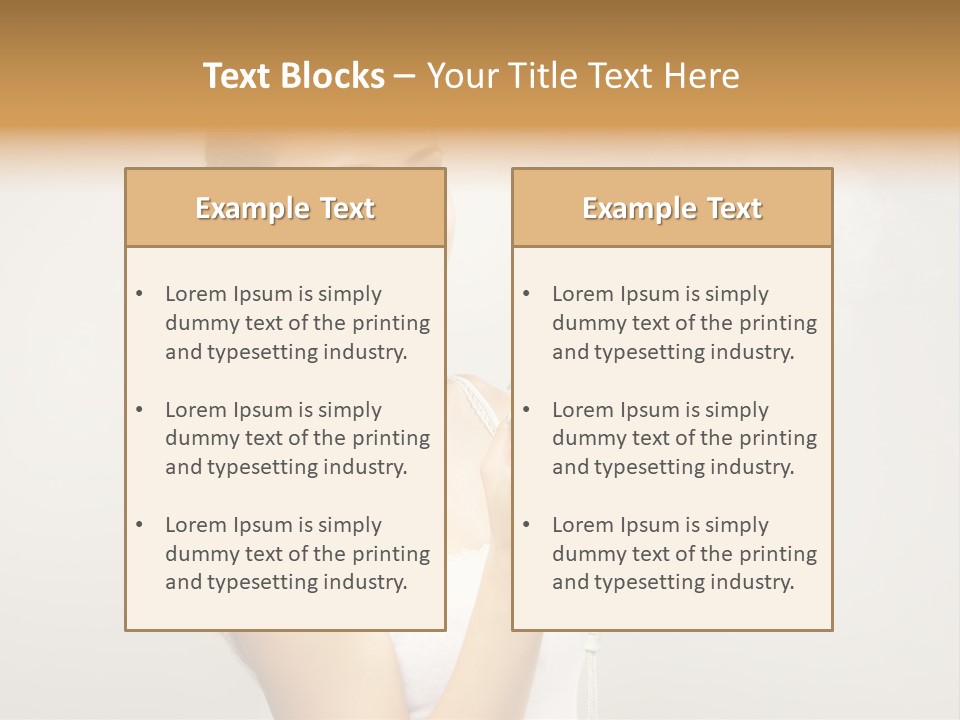 Close Up Female Jet PowerPoint Template