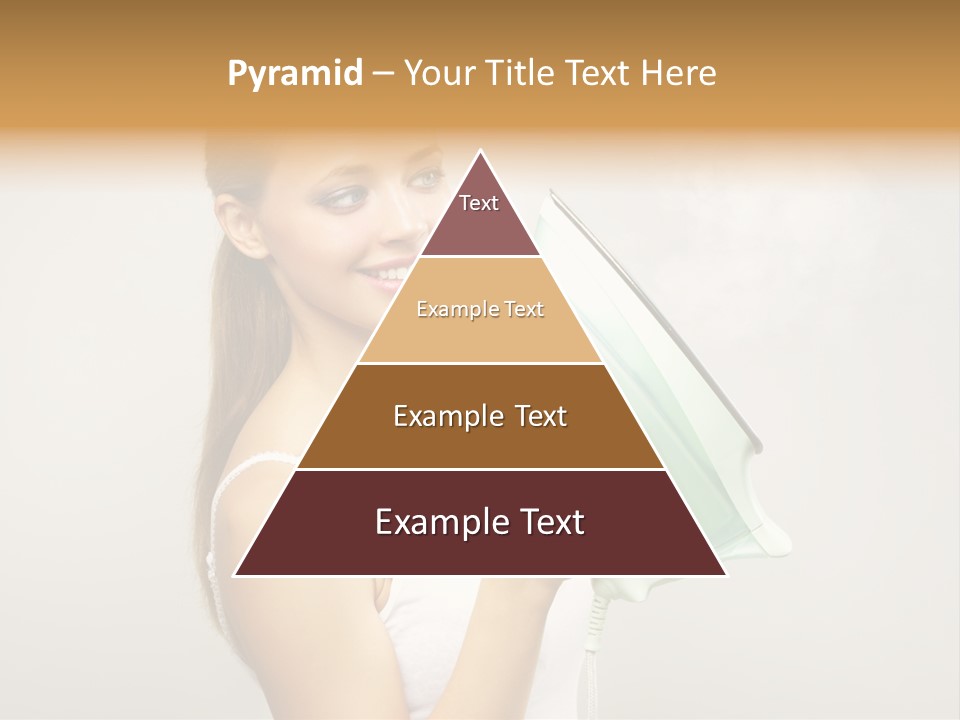 Close Up Female Jet PowerPoint Template