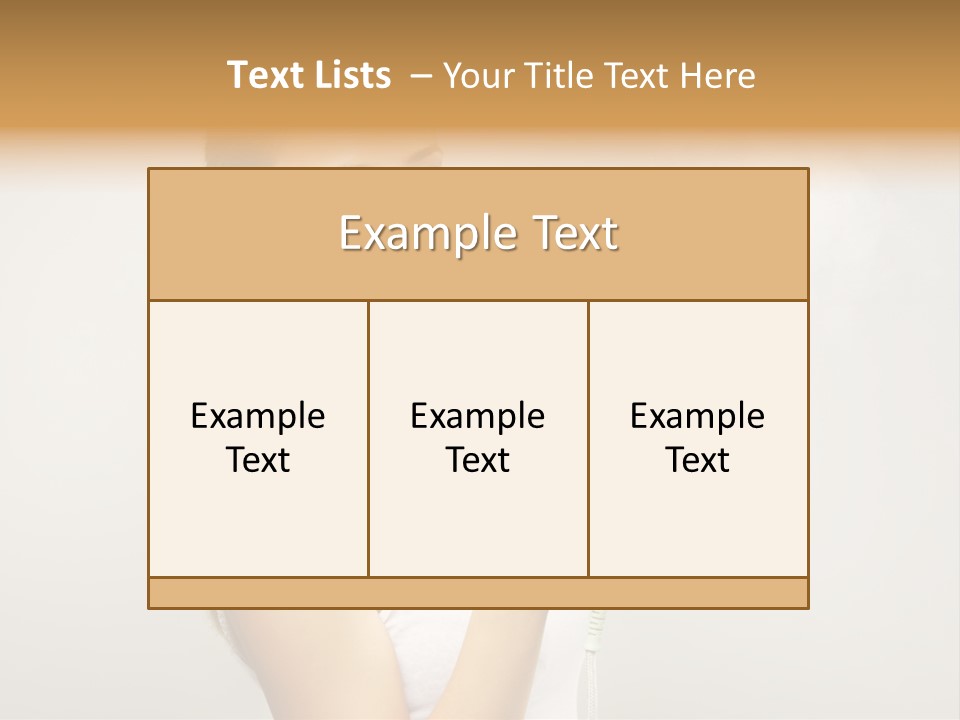 Close Up Female Jet PowerPoint Template