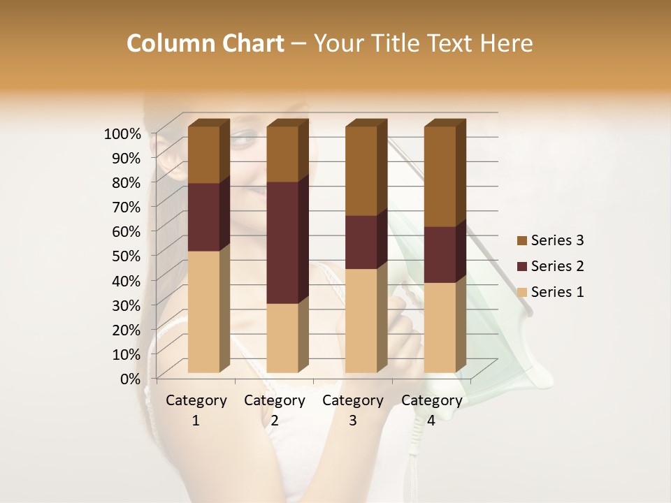 Close Up Female Jet PowerPoint Template