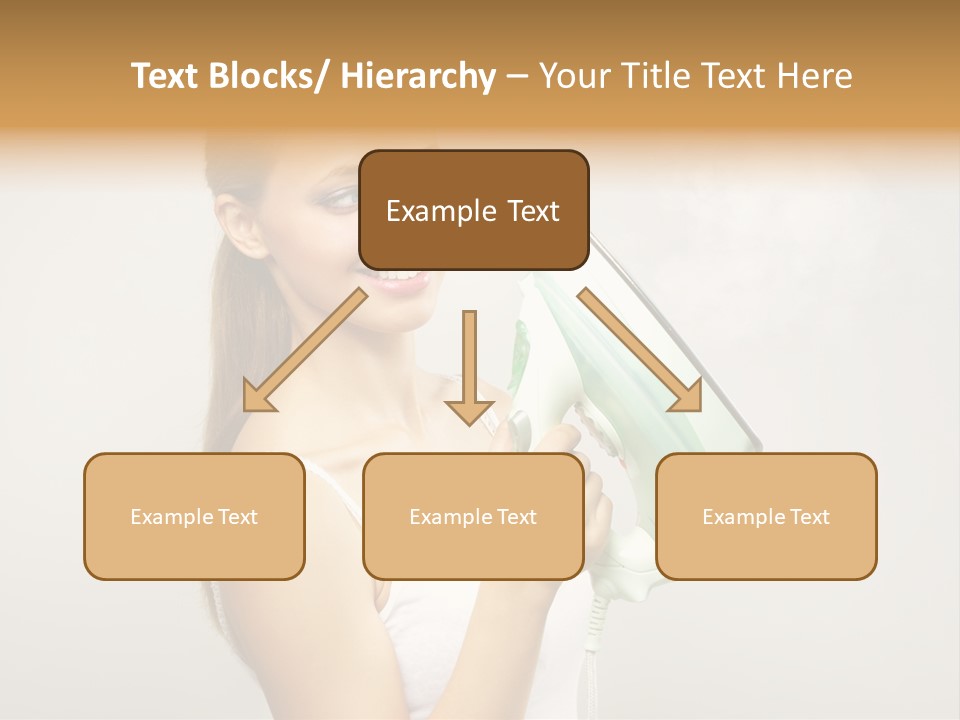 Close Up Female Jet PowerPoint Template