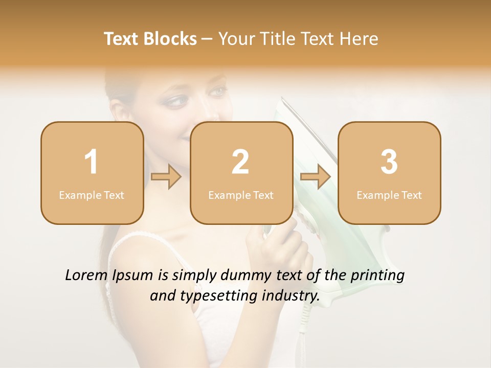 Close Up Female Jet PowerPoint Template