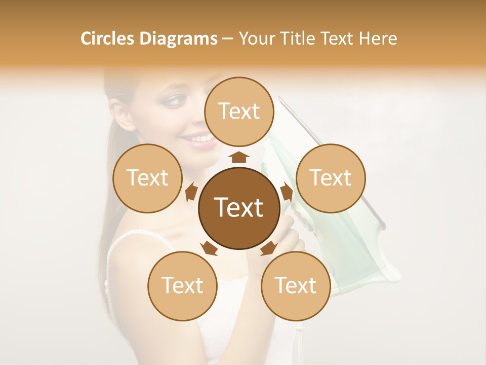 Close Up Female Jet PowerPoint Template