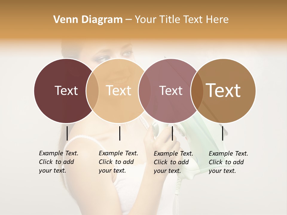 Close Up Female Jet PowerPoint Template