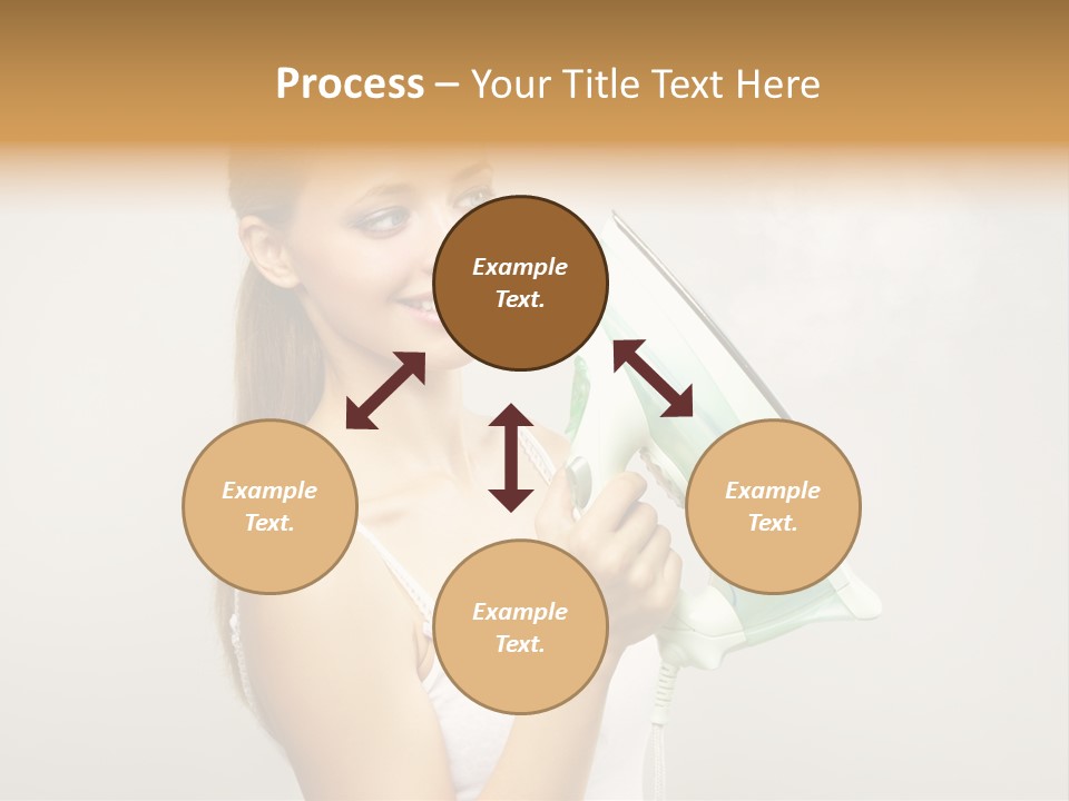 Close Up Female Jet PowerPoint Template