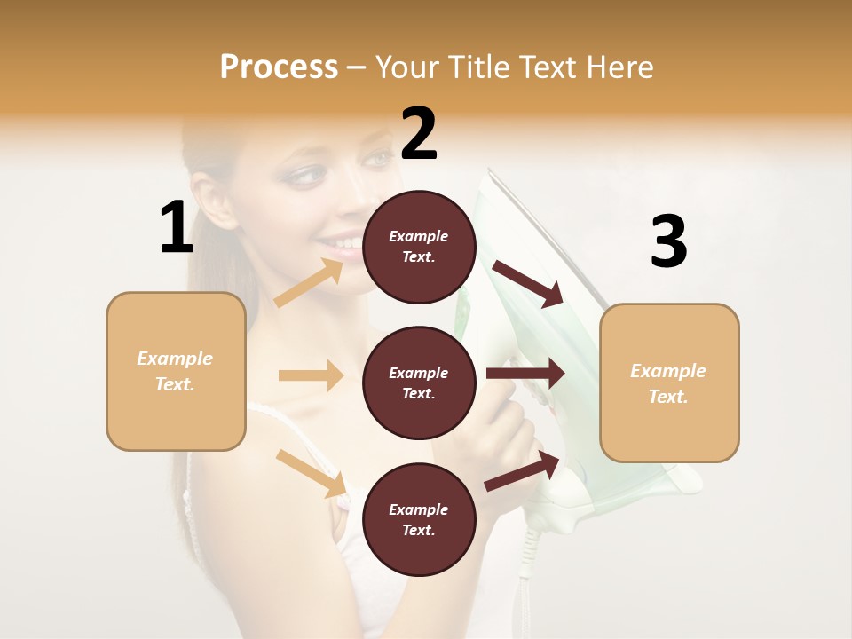 Close Up Female Jet PowerPoint Template