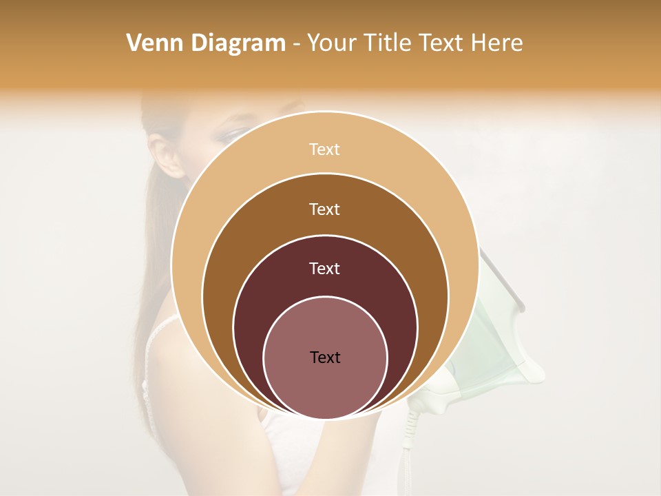 Close Up Female Jet PowerPoint Template