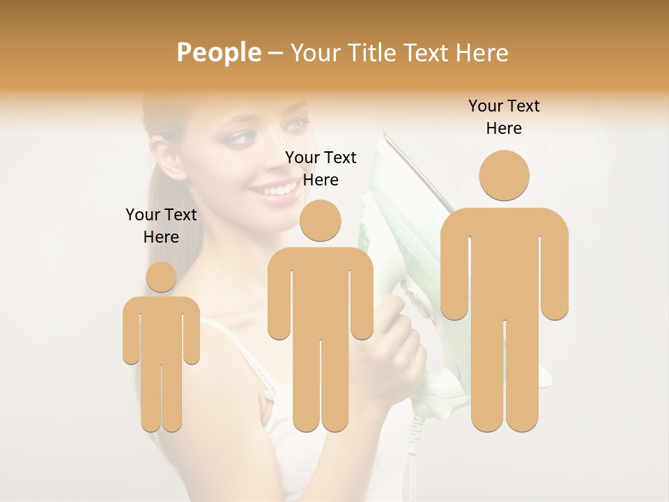 Close Up Female Jet PowerPoint Template