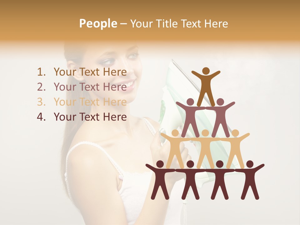 Close Up Female Jet PowerPoint Template