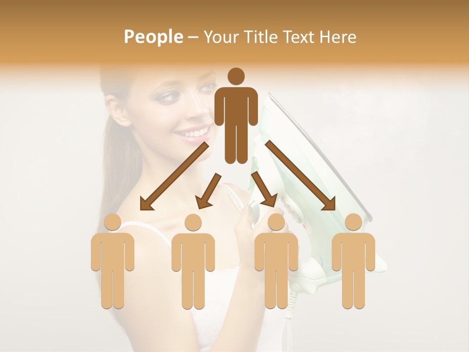 Close Up Female Jet PowerPoint Template