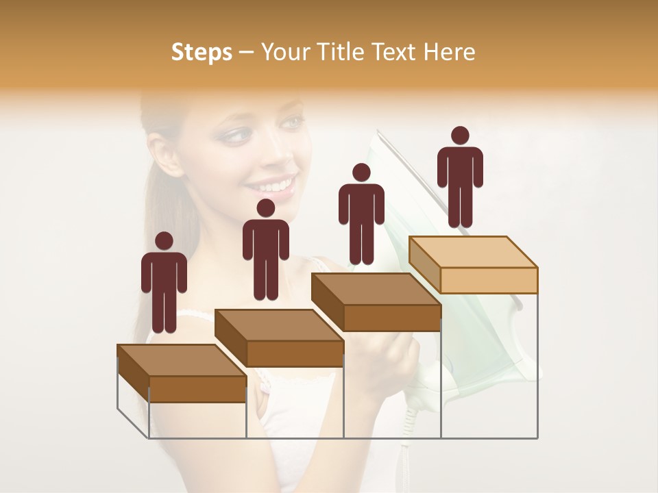 Close Up Female Jet PowerPoint Template