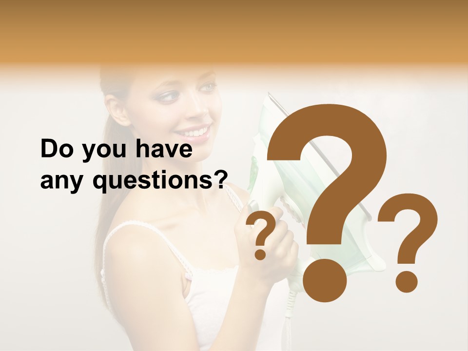 Close Up Female Jet PowerPoint Template