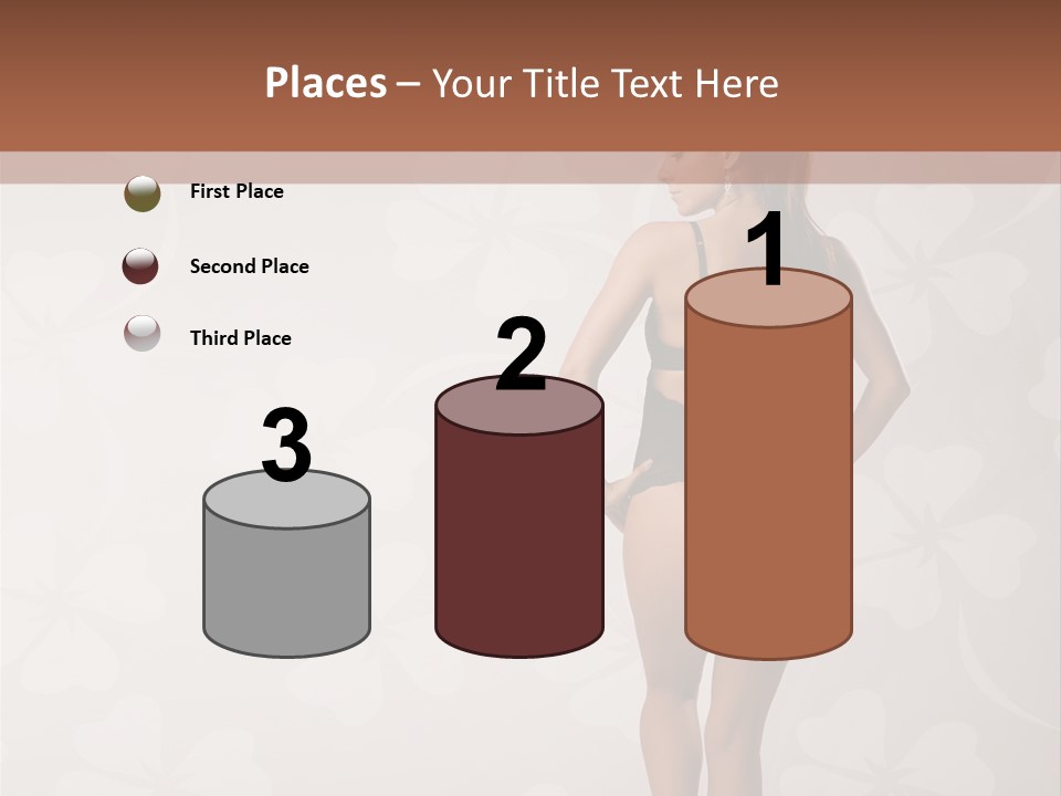 Pose Fashion Beauty PowerPoint Template