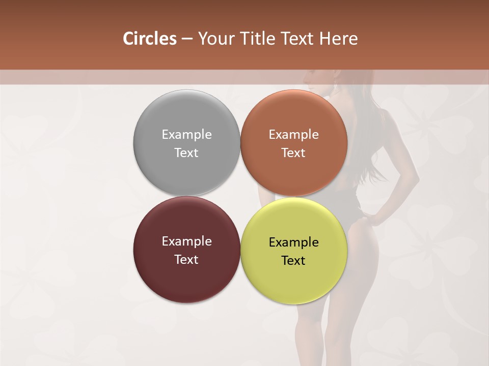 Pose Fashion Beauty PowerPoint Template