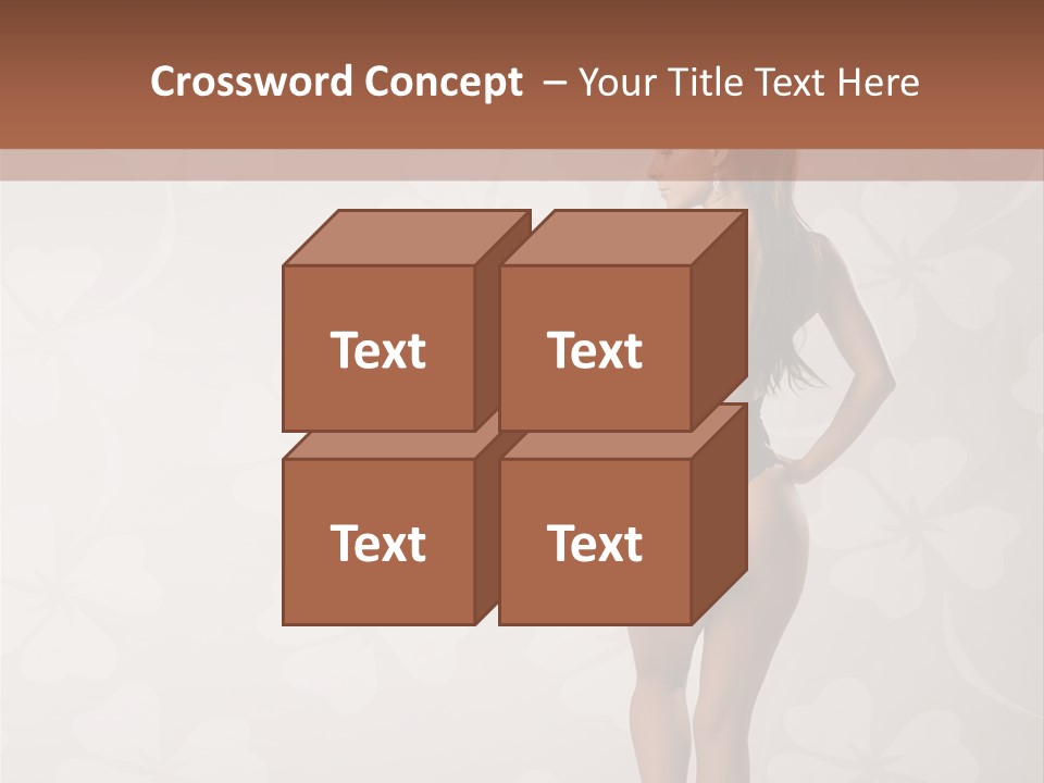 Pose Fashion Beauty PowerPoint Template