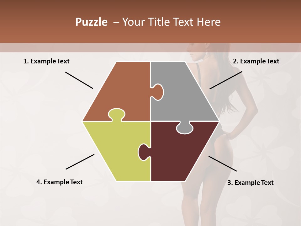 Pose Fashion Beauty PowerPoint Template