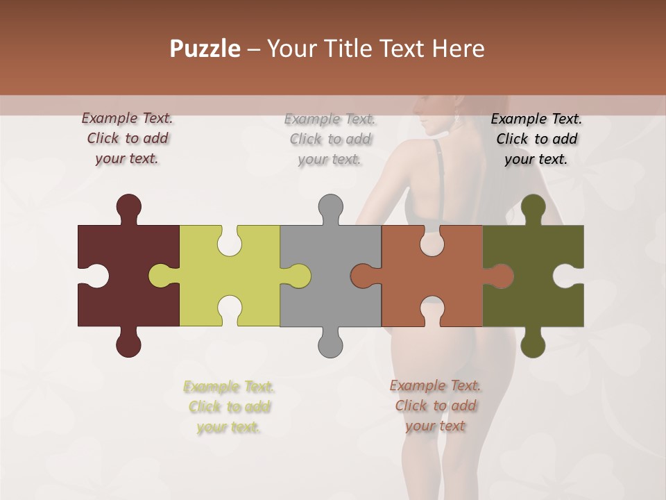 Pose Fashion Beauty PowerPoint Template