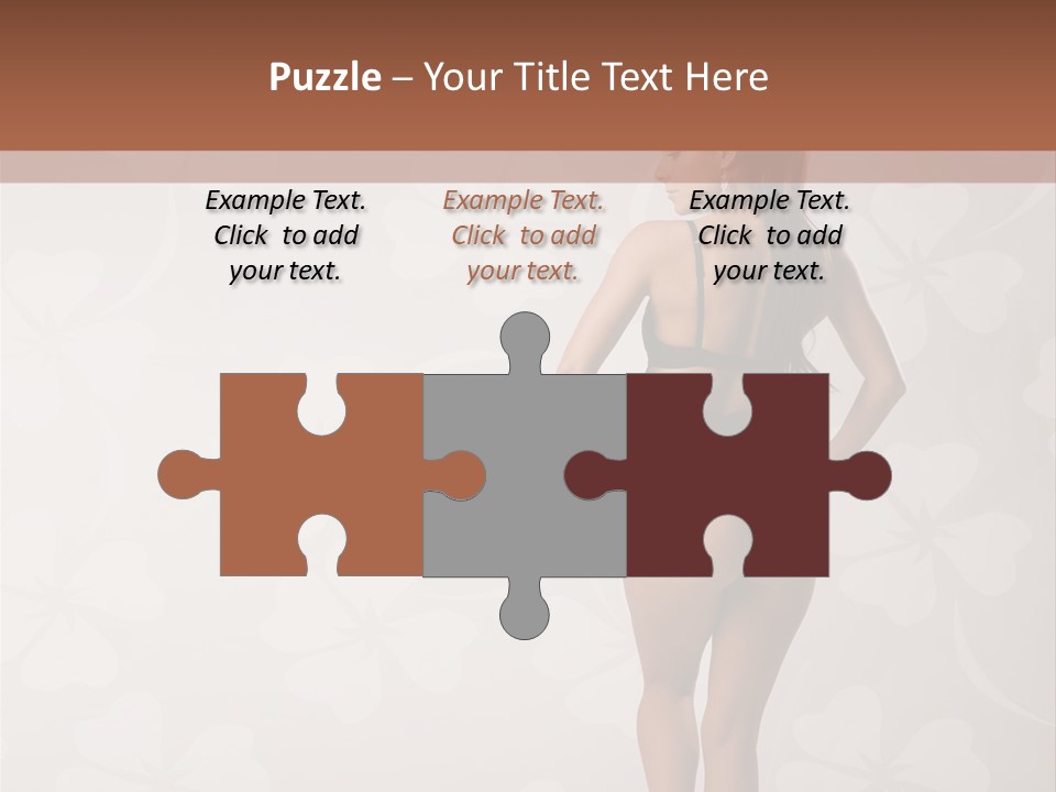 Pose Fashion Beauty PowerPoint Template