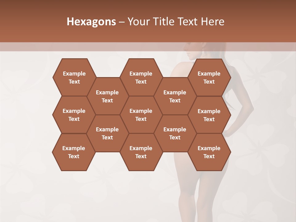 Pose Fashion Beauty PowerPoint Template