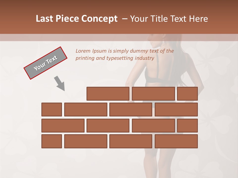 Pose Fashion Beauty PowerPoint Template