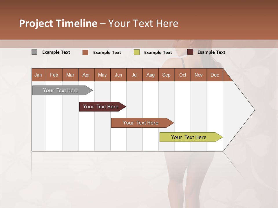 Pose Fashion Beauty PowerPoint Template