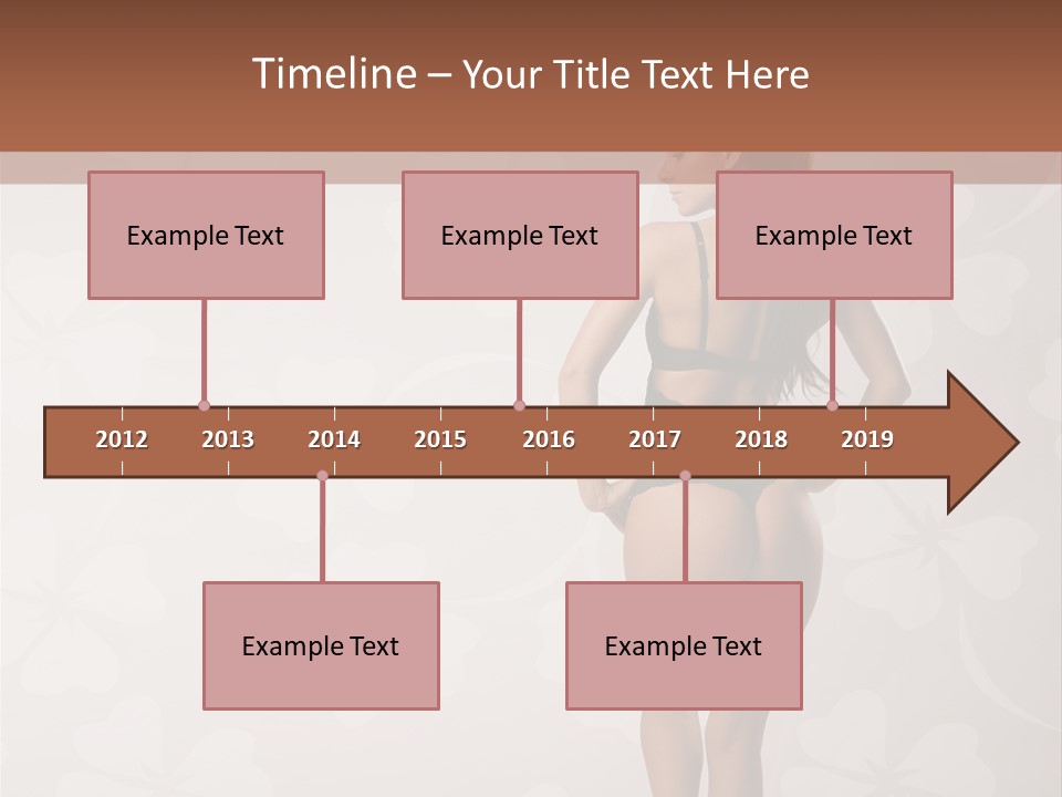 Pose Fashion Beauty PowerPoint Template