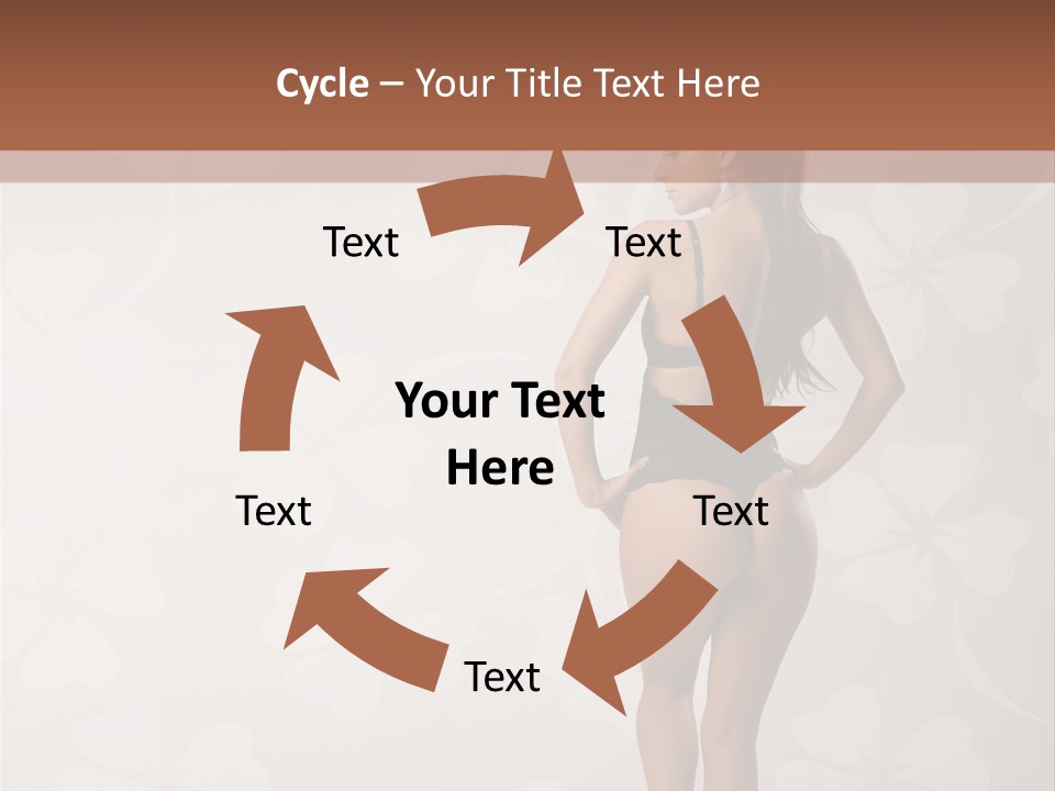 Pose Fashion Beauty PowerPoint Template