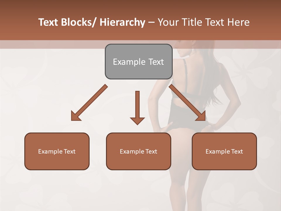 Pose Fashion Beauty PowerPoint Template