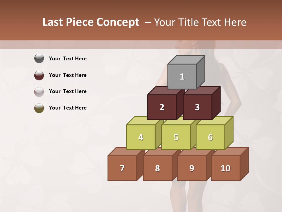 Pose Fashion Beauty PowerPoint Template