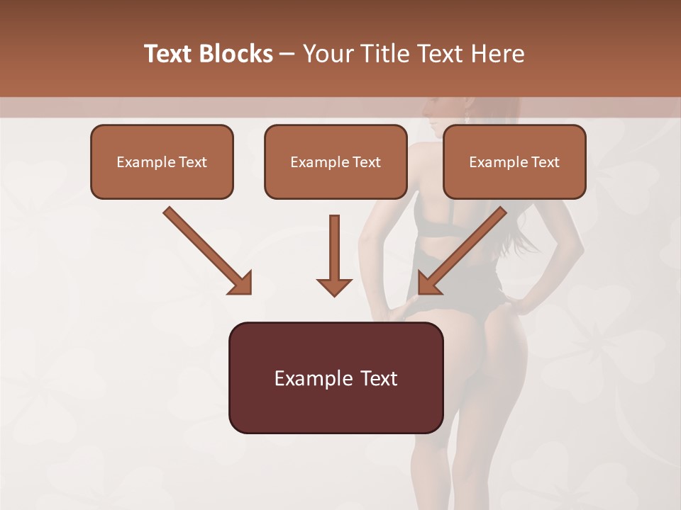 Pose Fashion Beauty PowerPoint Template