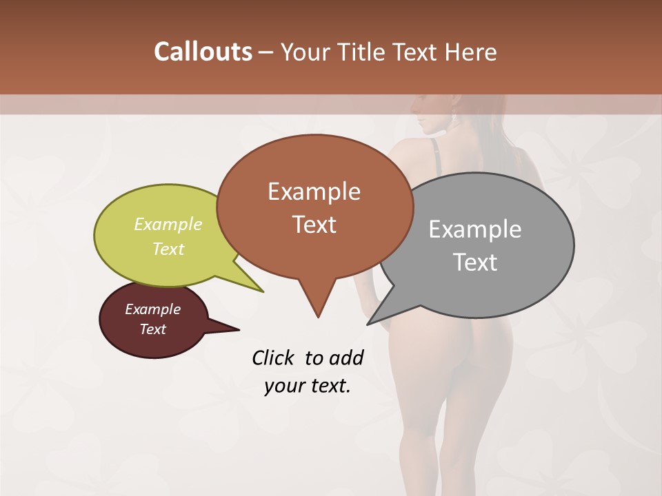 Pose Fashion Beauty PowerPoint Template