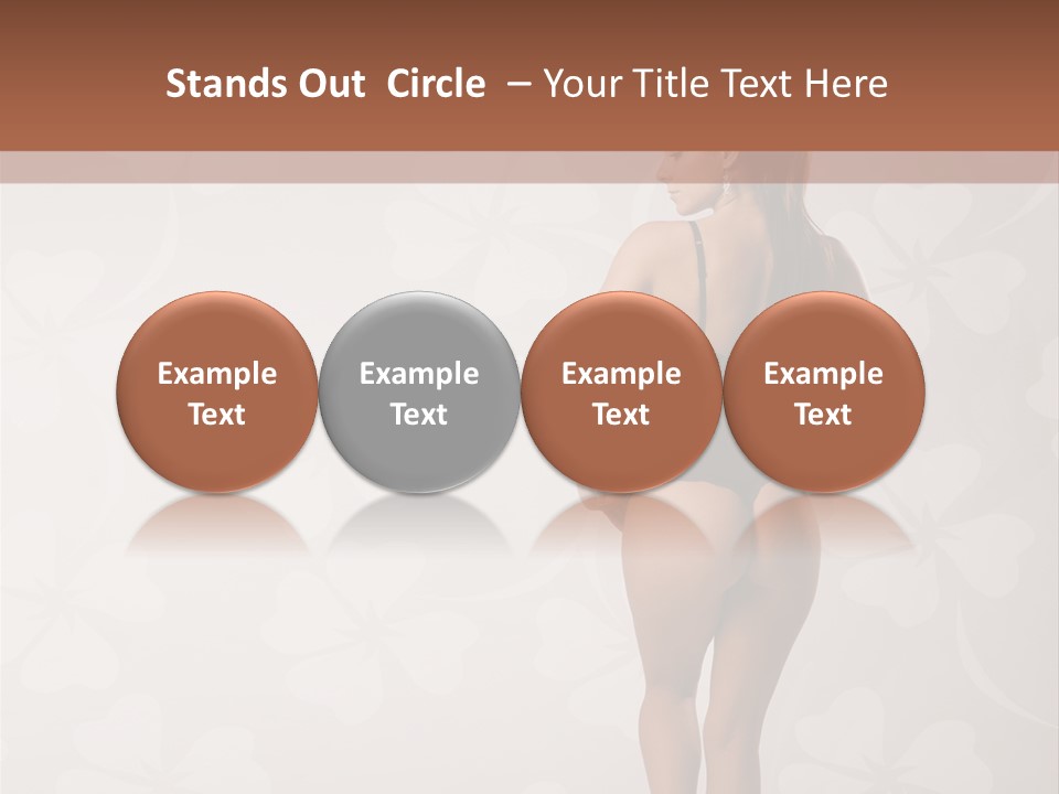 Pose Fashion Beauty PowerPoint Template