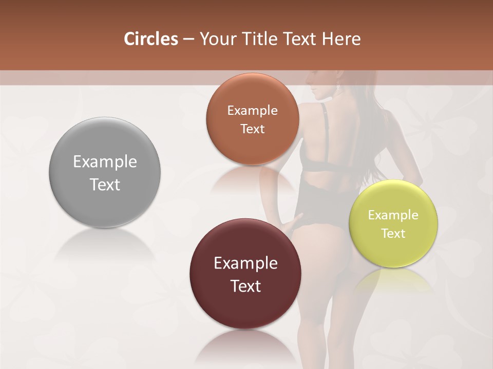 Pose Fashion Beauty PowerPoint Template