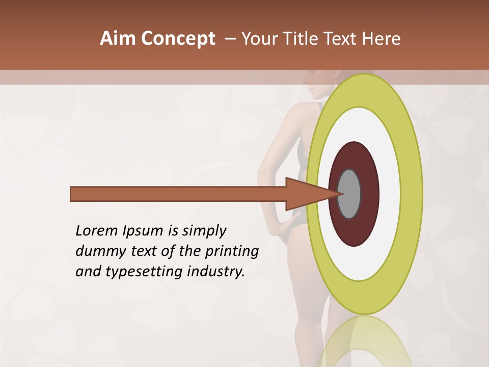 Pose Fashion Beauty PowerPoint Template