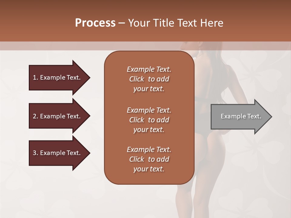 Pose Fashion Beauty PowerPoint Template