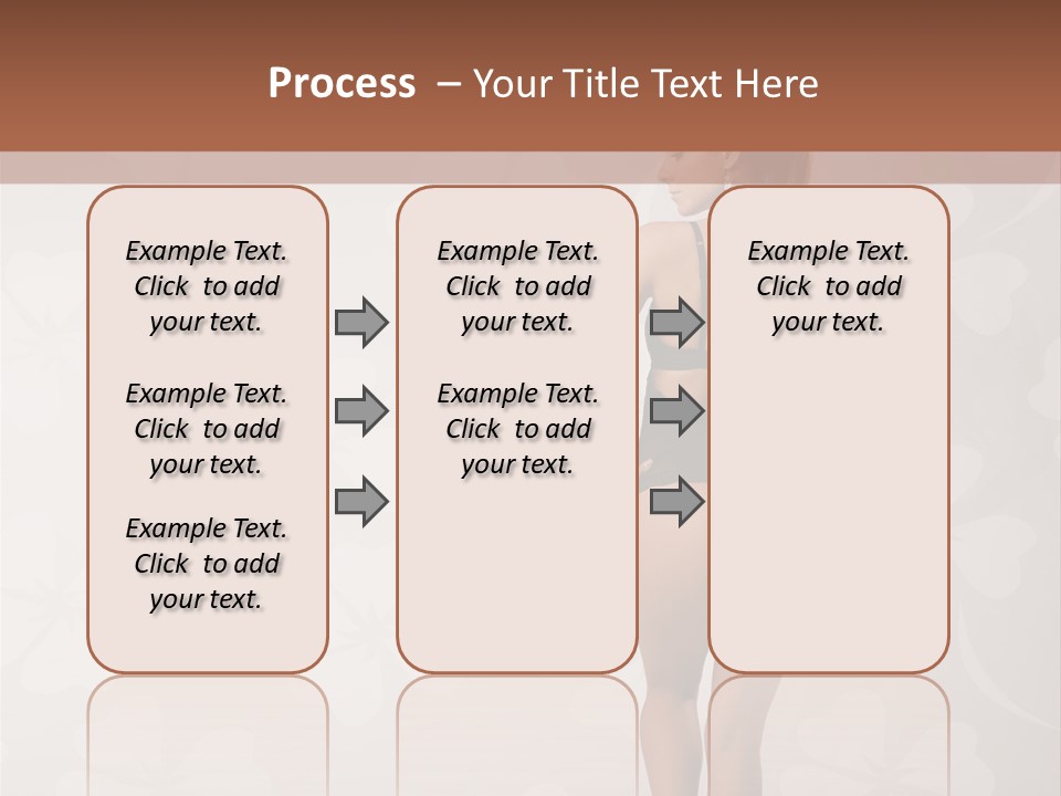Pose Fashion Beauty PowerPoint Template