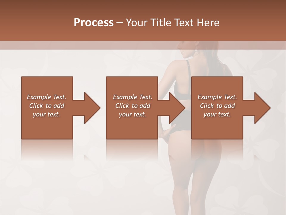 Pose Fashion Beauty PowerPoint Template