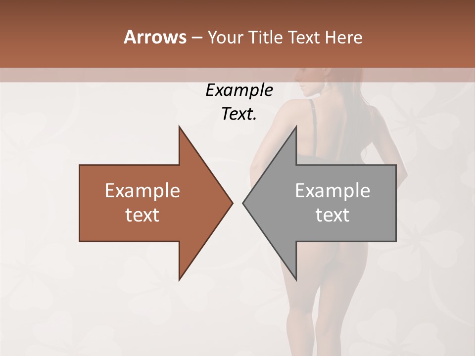 Pose Fashion Beauty PowerPoint Template