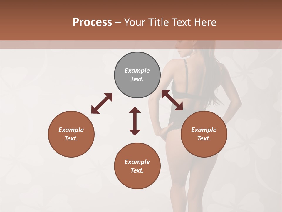 Pose Fashion Beauty PowerPoint Template